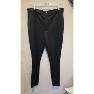 SKIMS Women's 2XL Black Disco Pants Straight Leg